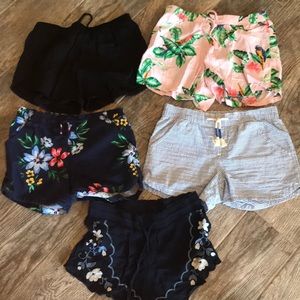 Old Navy shorts - 5 pair Sz 10-12-like new-cute!💕